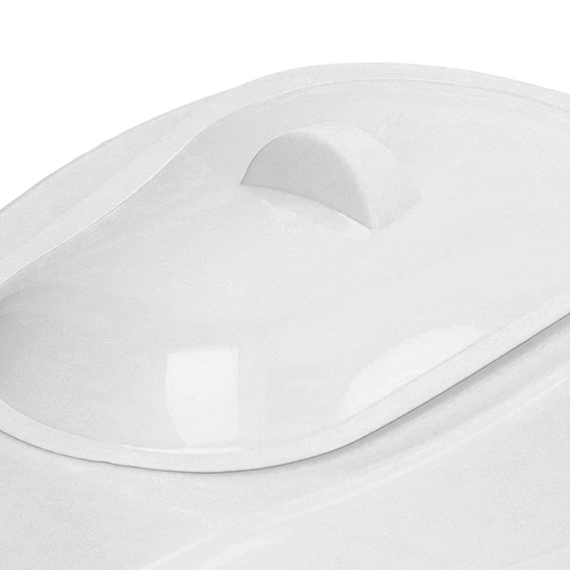 PP Bedpan, Mellow Ergonomic Patient Bedpan Portable for Pregnant Woman for Home Bedroom White - BeesActive Australia