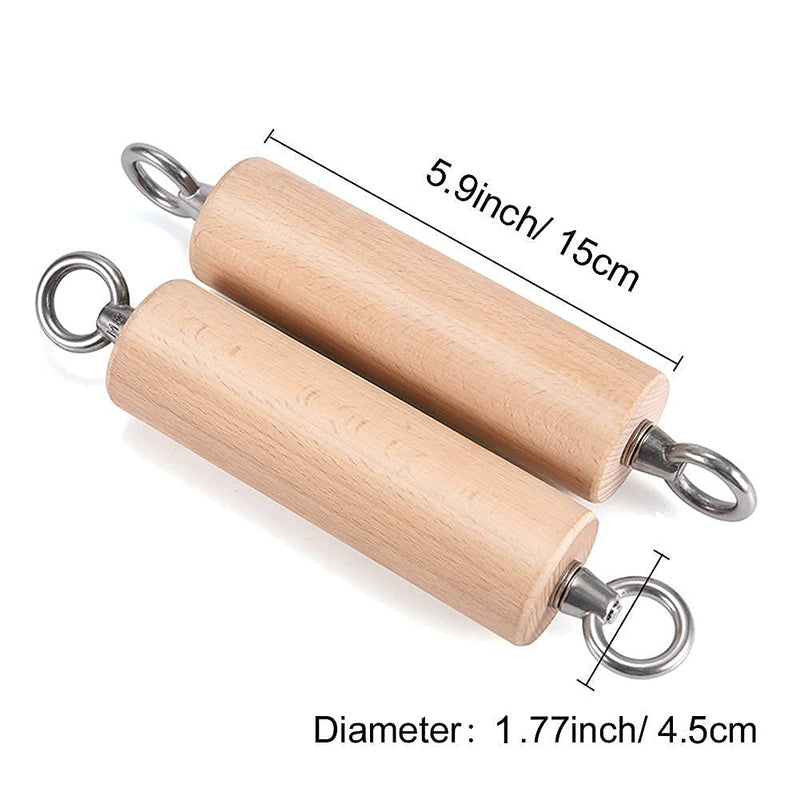 letsgood Pull Up Climbing Hold Grips - Strengthener Exerciser Training Tools for Grip Strength, Kettlebells, Workout, Bouldering, Ninja Warrior - BeesActive Australia