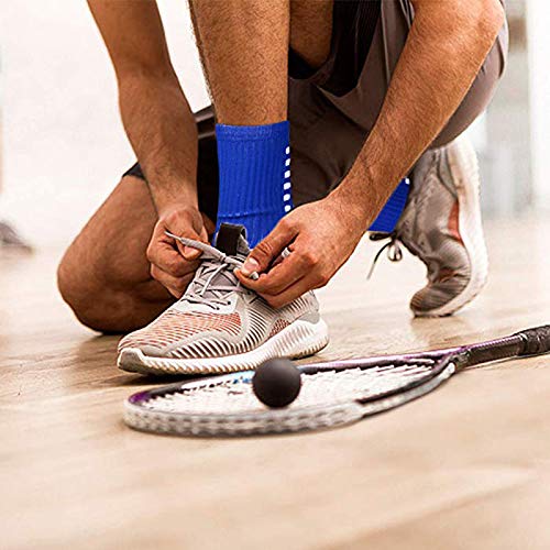 Unisex Socks,Crew Casual Sock for Adult Men Women for Sport Hospital Use Traveling Outside Activity Sapphire - BeesActive Australia