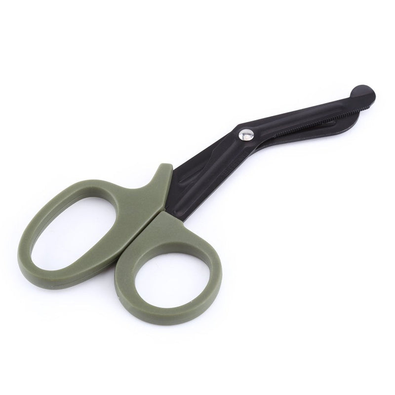 Trauma Dressing Scissors Stainless Steel 7" Sharp Curved Scissors for Breastfeeding Cut Bandages, First Aid / Paramedic Scissors 2.00W, 1.00V - BeesActive Australia