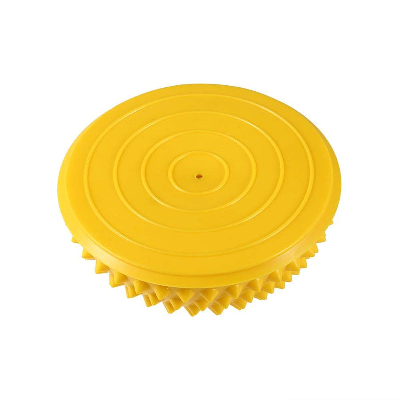 Uxsiya 5 Colors Half Round Massage Balls High Density Spiky Fitness Yoga Balls Massager for Yoga Gym Exercise(Yellow) - BeesActive Australia