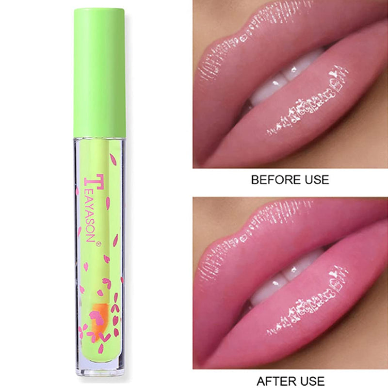 Eyret Shimmer Moisturizing Lipstick Color Chang Nourishing Hydrating Lipsticks Lip Plumper Mineral Lip Stick Natural Long-lasting Lip Oil for Women and Girls (Green2#) 2# - BeesActive Australia