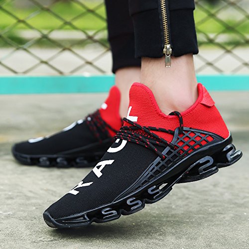 XIANV Women Road Running Shoes Men Sneakers Lightweight Athletic Tennis Sports Walking Breathable Shoes 8.5 Women/8 Men Red - BeesActive Australia