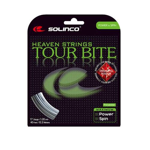 [AUSTRALIA] - Solinco Tour Bite Diamond Rough Tennis String Silver 16 
