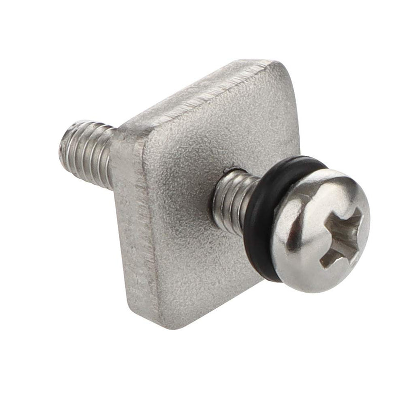 VTurboWay 316 Stainless Steel Fin Screw and Plate for Surf Longboard and SUP, 3 Pack, M5 Screw Suitable for Plastic Single Fin - BeesActive Australia
