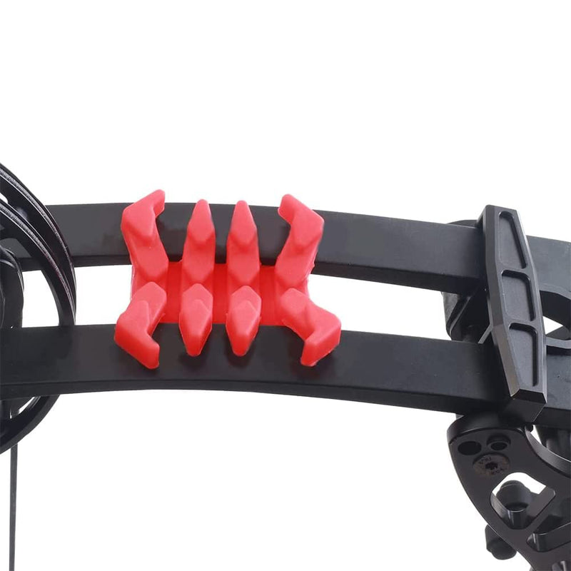 SOPOGER Archery Bow Limb Dampener Bow Limbsaver Vibration Stabilizer Dampeners Sliencer for Split Limb Compound Bow Hunting Target Outdoor Shooting Red - BeesActive Australia