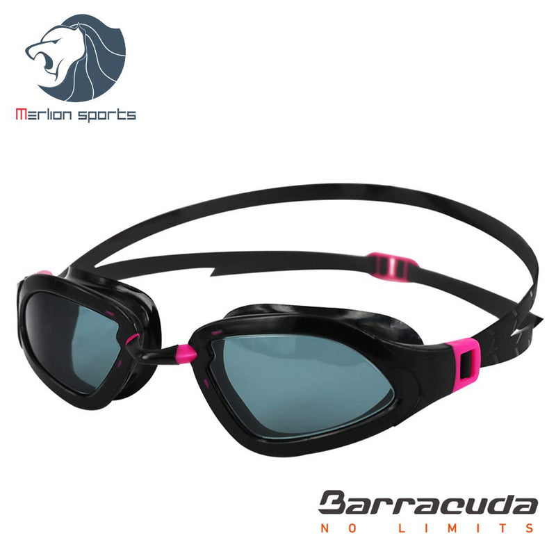 [AUSTRALIA] - Barracuda Swim Goggle SUNGIRL -One-Piece Frame Soft Seals, Anti-Fog UV Protection, Easy Adjustment, Lightweight Comfortable Fashion for Adults Women Ladies IE-31020 SMK 