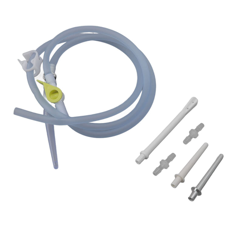 NIKOU Enema Hose Replacement Tube Kit Silicone Pipe Medical Kit, Silicone Soft Glossy Odorless Deep Cleaning 1.5m for Bucket - BeesActive Australia