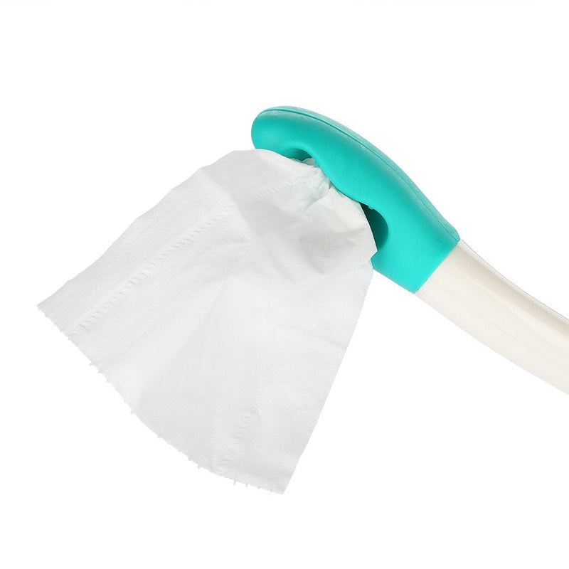 Self Wipe Toilet Tissue Aid Bottom Wiper Bathroom Buddy Wand Long Handle Reach 15.7" Seniors Disabled Toilet Tissue Aid - BeesActive Australia