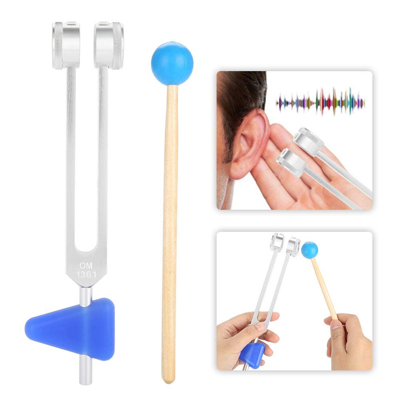 136.1Hz Tuning Fork Aluminum Alloy Medical Tuning Fork Sound Therapy for Stress Relief - BeesActive Australia