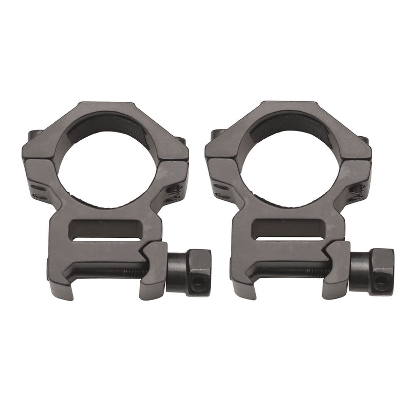 1 Inch Dovetail Scope Rings Mounts for 20mm Weaver Picatinny Rails (One has Stop pin) - BeesActive Australia