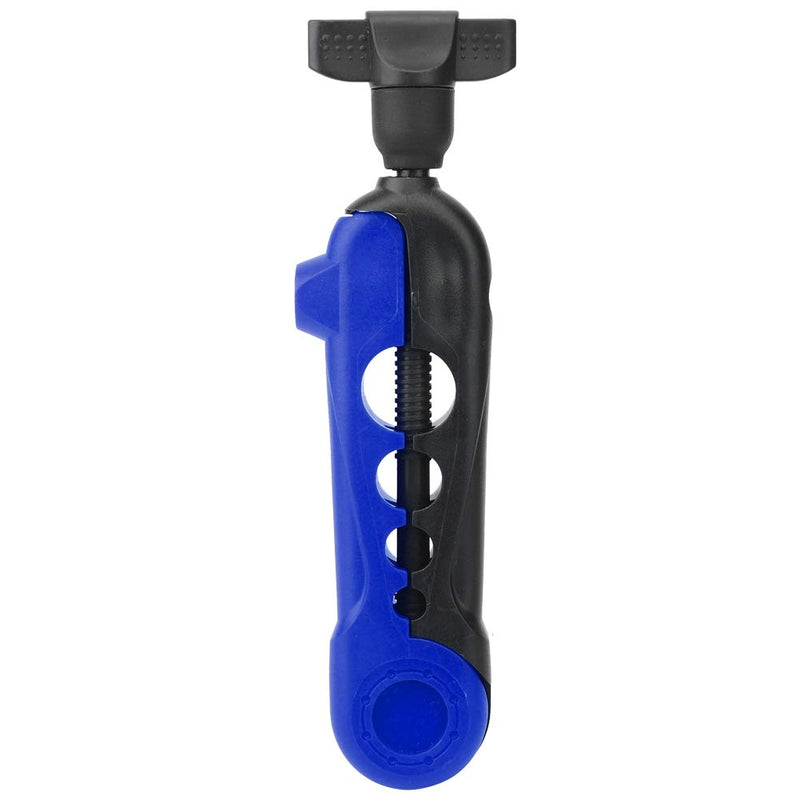 Bnineteenteam Mini Fishing Line Spooler Fishing Winder Reel Fishing Tackle Tool for Various Size Rod Blue Black - BeesActive Australia