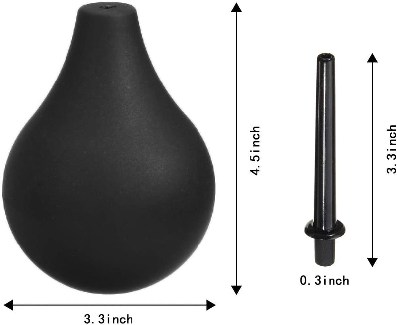 JIAHAO Enema Bulb Douche Rubber Clean Anal Douche Men Women for Anal Colonic Vaginal Cleaning Safe Comfortable Douche Enema Kit (224ml) 224ml - BeesActive Australia