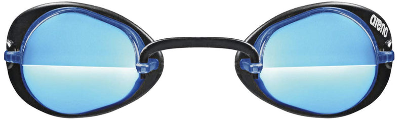 [AUSTRALIA] - Arena Swedix Swedish Swim Goggles for Men and Women Smoke-Blue-Black Mirror Lens 