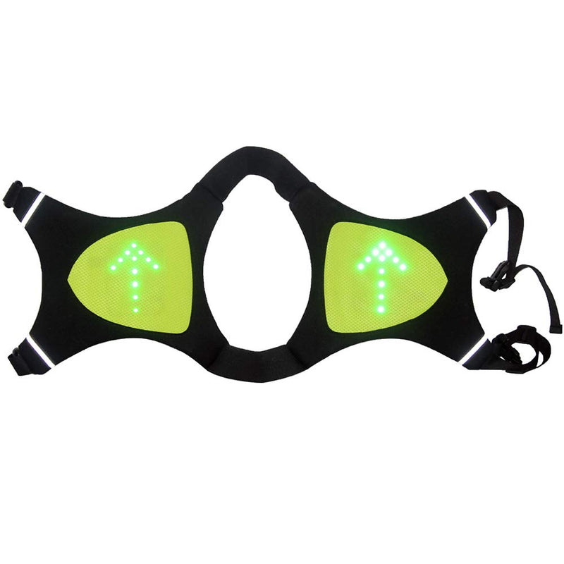 ECEEN LED Reflective Vest USB Rechargeable Bright Safety Lights Belt High Visibility & Adjustable Waist for Night Running Jogging Cycling Reflector Strips Signal Vest - BeesActive Australia