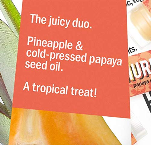 Hurraw! Papaya Pineapple Lip Balm, 3 Pack: Organic, Certified Vegan, Cruelty and Gluten Free. Non-GMO, 100% Natural Ingredients. Bee, Shea, Soy and Palm Free. Made in USA - BeesActive Australia