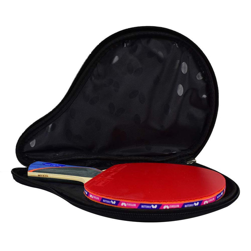 Butterfly BD Full Case Table Tennis/Ping Pong Paddle Case - New Product - Heavy-Duty Nylon Material - Fits 1 Racket - Full Protection - 4 Different Colors Available (Pink/Blue/Yellow/Silver) Gold - BeesActive Australia