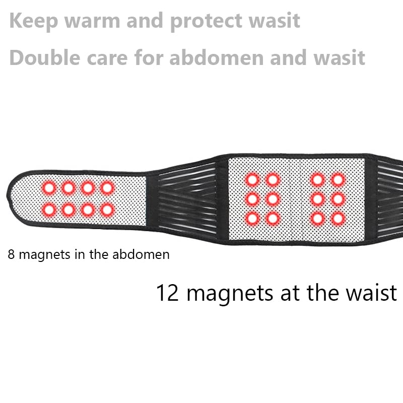 Konxi Support Belt Lower Back Brace For Men And Women,20 Magnets For Optimal Pain Relief - Back Cracker (M) M - BeesActive Australia