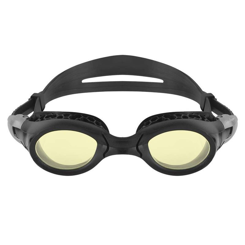 [AUSTRALIA] - LANE 4 icompy Performance & Fitness Junior Swim Goggle - Hydrodynamic Design, Anti-Fog UV Protection for Adults Men Women VC-959 (Clear/Black) 