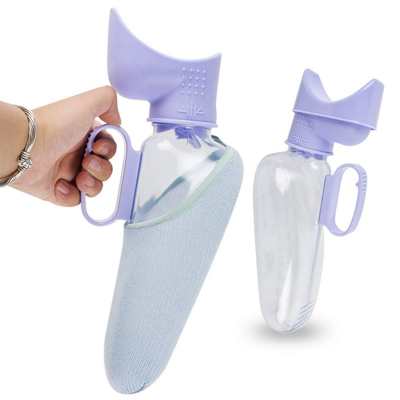 VOCA Urinals for Women Urine Container 700mL Spill Proof Urinary Chamb Female Portable Pee Wee Bottles Easy to Clean - BeesActive Australia