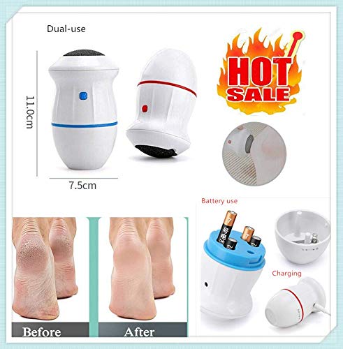 Electric Vacuum Adsorption Foot Grinder Portable Dual Speed Callus Remover For Feet Usb Dead Skin Remover For Feet (blue) blue - BeesActive Australia