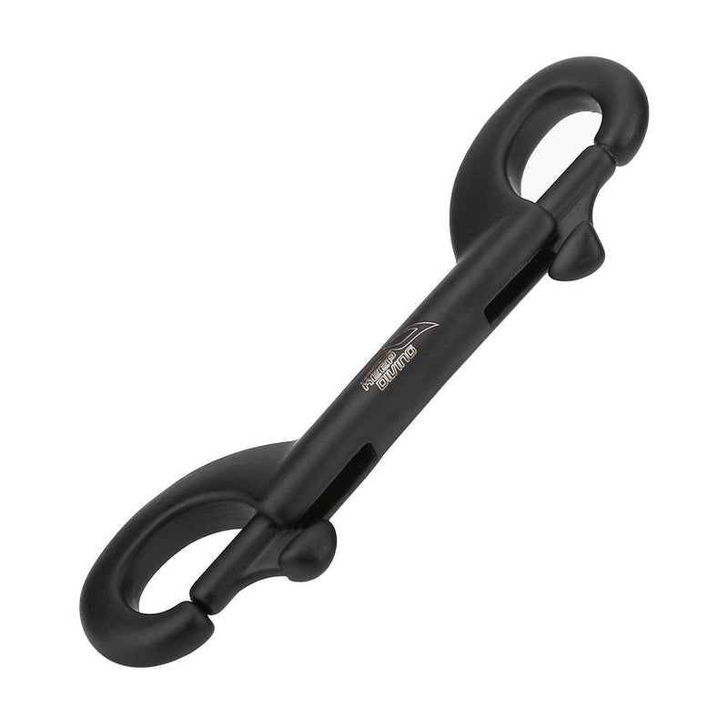 Diving Hook, Durable Stainless Steel Double End Snap Bolt Scuba Diving Buckle for Underwater Diving Black 90mm - BeesActive Australia