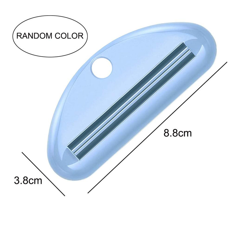 8 Pcs Tube Toothpaste Squeezer Toothpaste Clips D Shape Cosmetic Cream Tube Squeezer Dispenser Clip for Bathroom (Random Colors) - BeesActive Australia