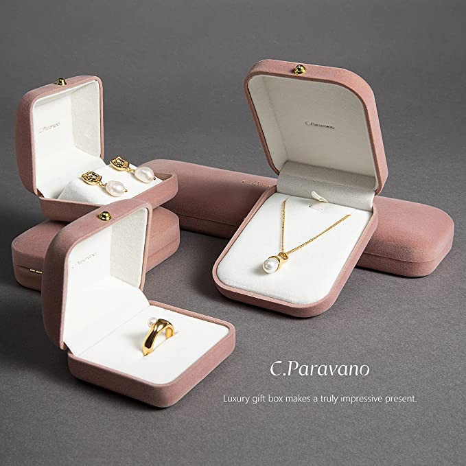 C.Paravano Hoop Earrings for Women | 925 Sterling Silver or 18K Gold Plated Hoop Earrings | Huggie Earrings for Women | Lightweight Hoops | Hypoallergenic Earring for Women EARRING_39_PINK - BeesActive Australia