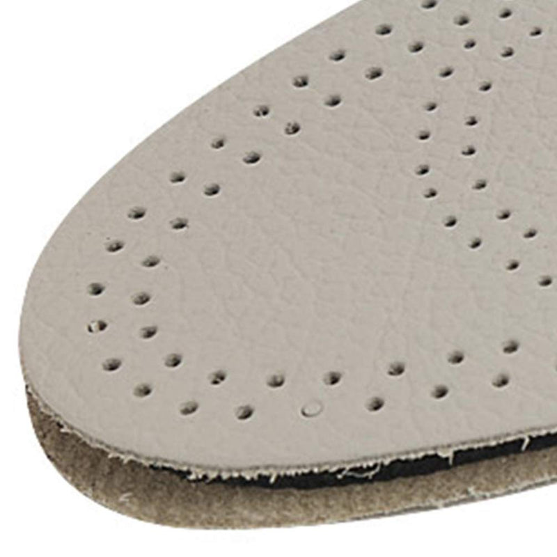 Healifty 1 Pair Leather Insoles Breathable Sweat Absorb Sport Inserts Shoes Cushions for Men Women Size 37-38 - BeesActive Australia