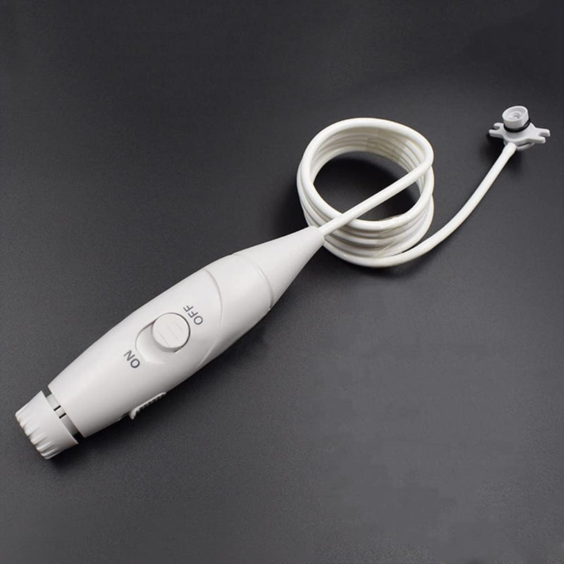 Jerilla Water Flosser Plastic Handle Hose Oral Hygiene Accessories Compatible with Waterpik Oral Irrigator WP-100 WP-660 WP-900 White - Slide Switch - BeesActive Australia