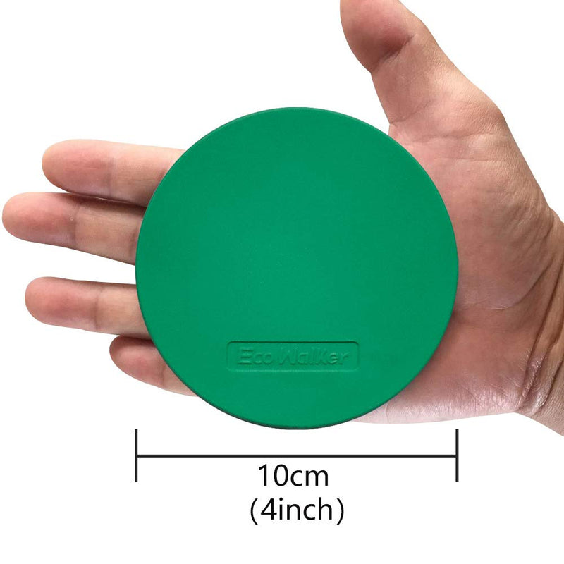 Eco Walker 4inch Mini Floor Spot Markers for Classroom Preschool and Kindergarten (Set of 20pcs) (Green) Green - BeesActive Australia
