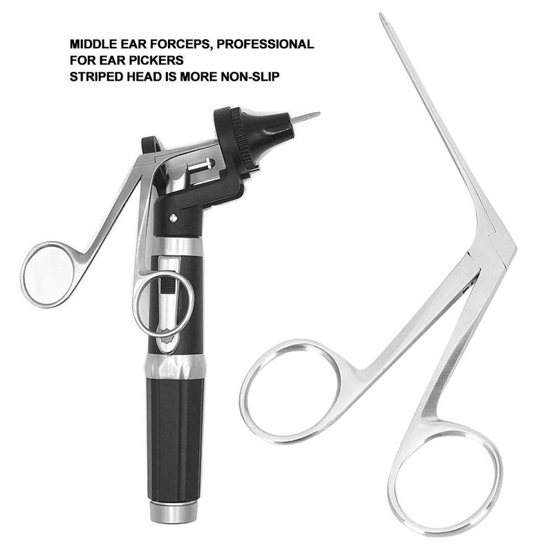 Ear Forceps, Professional Stainless Steel Ear Picking Pliers Aural Forceps for Ear Cleaning - BeesActive Australia