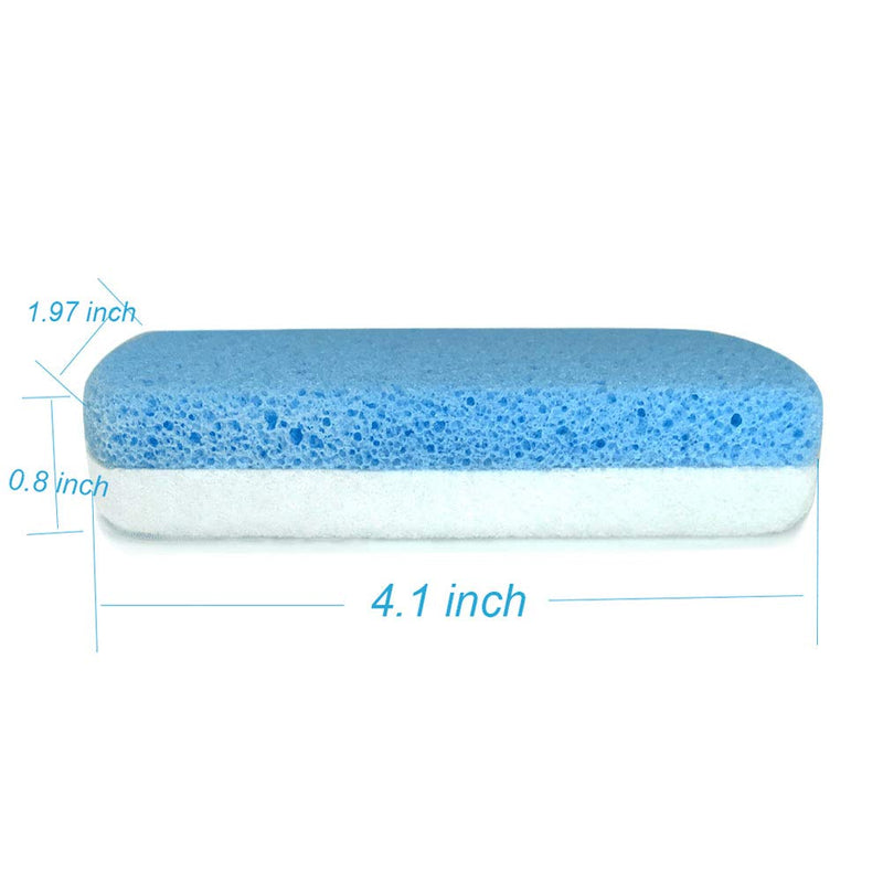 Glass Pumice Stone for Feet, Callus Remover and Foot scrubber & Pedicure Exfoliator Tool Pack of 2 2 PACK - BeesActive Australia