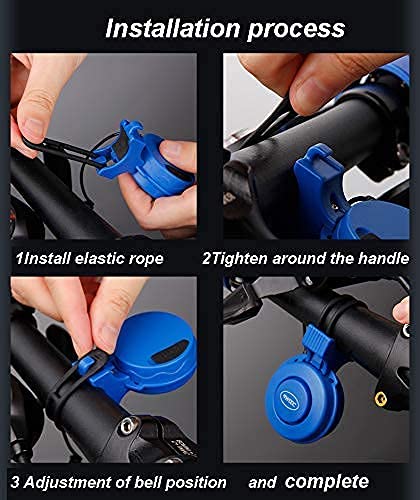 LESOVI Electric Bike Horn 120 db Cycling Bicycle Scooter Horn 4 Sound Modes with Rechargeable Battery Waterproof Bicycle Accessories for Kids Boys Adults Mountain Bike Bells Whistle 120 dB Black - BeesActive Australia