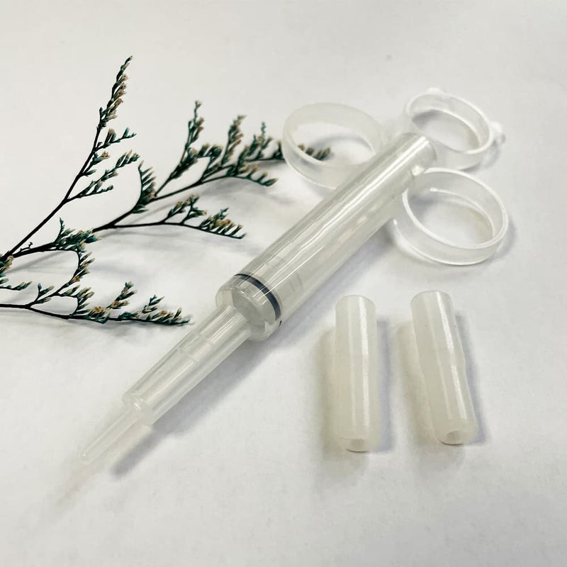 Pet Medicine Feeder Liquid Oral Syringe Milk Nursing Bottles Syringe Soft Tip Plastic Pet Medical Feeding Tool for Dog Puppy Cat Kitten White - BeesActive Australia