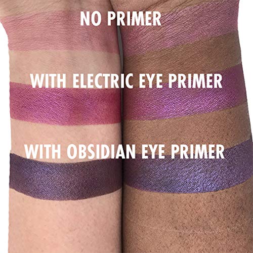 Concrete Minerals Eye Primer, Luxurious Silky-Soft Balm Formula, Longer-Lasting With No Creasing, Black Finish, 100% Vegan and Cruelty Free, Handmade in USA, 10 Grams (Obsidian) Obsidian - BeesActive Australia