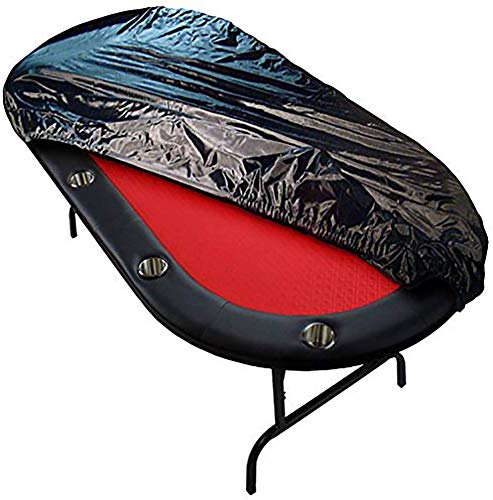 Ucare Poker Table Cover 420D Oxford Waterproof Poker Table Cloth Dust Protective Covers for Oval Shaped Poker Tables, with Adjustment String Hems - BeesActive Australia
