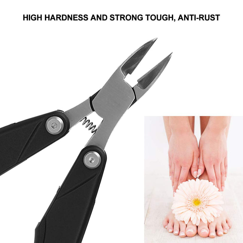 【𝐂𝐡𝐫𝐢𝐬𝐭𝐦𝐚𝐬 𝐆𝐢𝐟𝐭】 Nail Cutter, Feel Comfortable Nail Trimmer Clipper, Convenient And Durable High Hardness Salon Shop for Home(black) black - BeesActive Australia