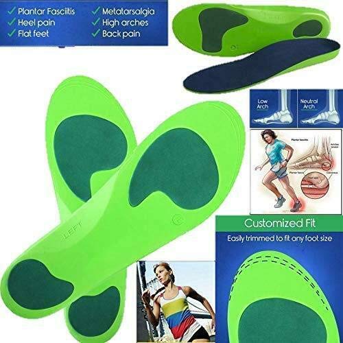 Orthotic Insoles Arch Support Back Heel Pain Treatment of Plantar Fasciitis (9-10.5 UK) 9-10.5 UK - BeesActive Australia