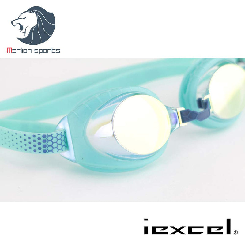 [AUSTRALIA] - LANE4 iexcel Performance & Fitness Junior Swim Goggle - Hydrodynamic Design, Anti-Fog UV Protection for Adults Men Women IE-VX-957 -2.5 
