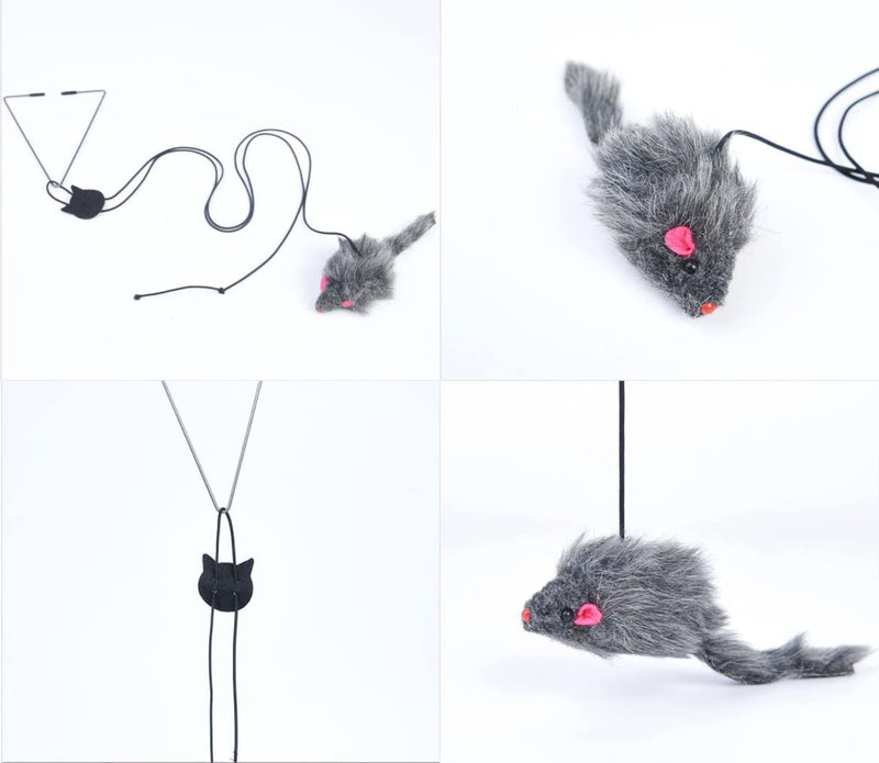 2 Pack Hanging Door Bouncing Mouse Cat Toy - BeesActive Australia