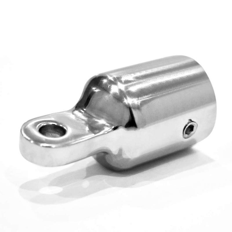 [AUSTRALIA] - Acelane 2 PCS Bimini Top Cap External Eye End Boat Fittings Stainless Steel Marine Hardware, Fits 7/8 inches OD Round Tubing 