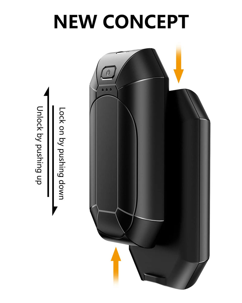 Hand Warmers Rechargeable, Dnaleao 2 Pack 4000mAh Electric Portable Pocket Heater, Heat Therapy Great for Outdoors, Hunting, Golf, Camping, Warm Gifts Black - BeesActive Australia