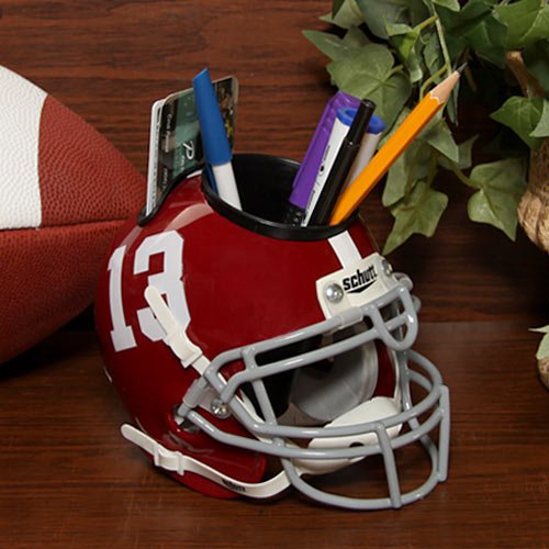 Schutt NCAA Football Helmet Desk Caddy Alabama Crimson Tide - BeesActive Australia