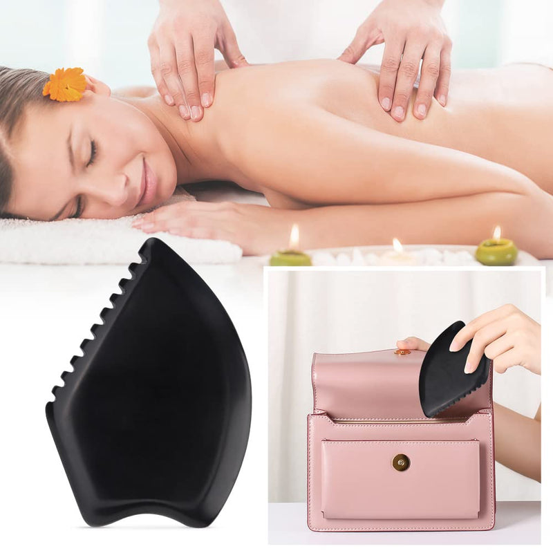 Gua Sha Tools Natural Aura Stone GuaSha Massager Bian Stone Face Massage Scraper Tool for Face Lift SPA Slimming Massage Sculpts Body - BeesActive Australia