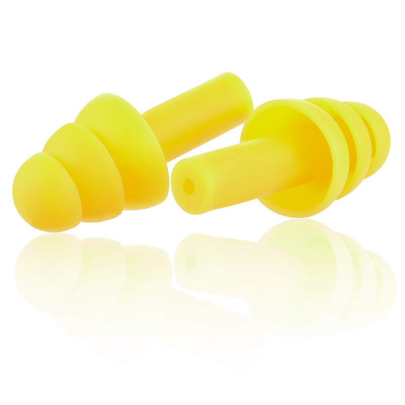 [AUSTRALIA] - Bememo 6 Pairs Ear Plugs Noise Cancelling Reusable Earplugs for Sleeping and Swimming, 6 Assorted Colors 