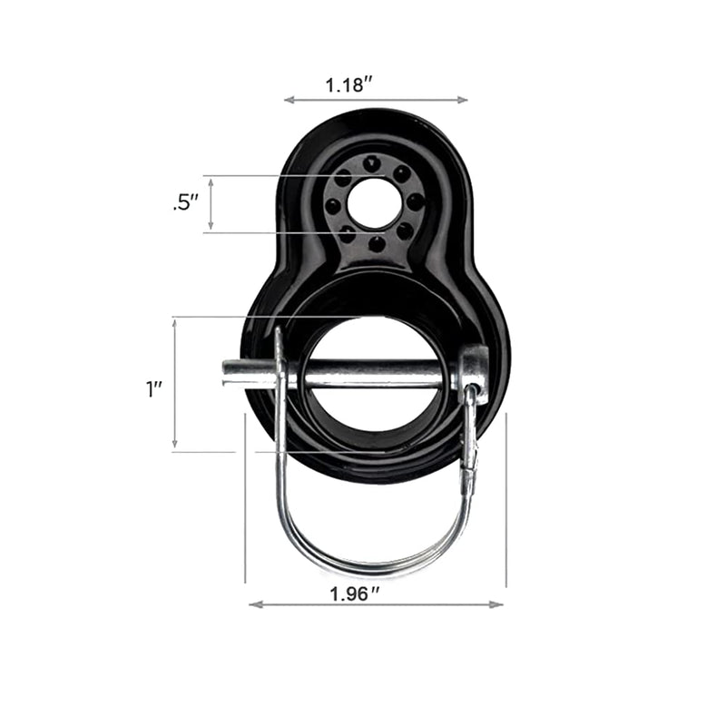 Thinvik Coupler Hitch Attachments for Instep & Schwinn Bike Trailers,Flat and Angled Couplers Metal Accessories for Kids & Pets, for Various of Bicycle Carriers, Trailer Size CouplerHitch-Flat - BeesActive Australia