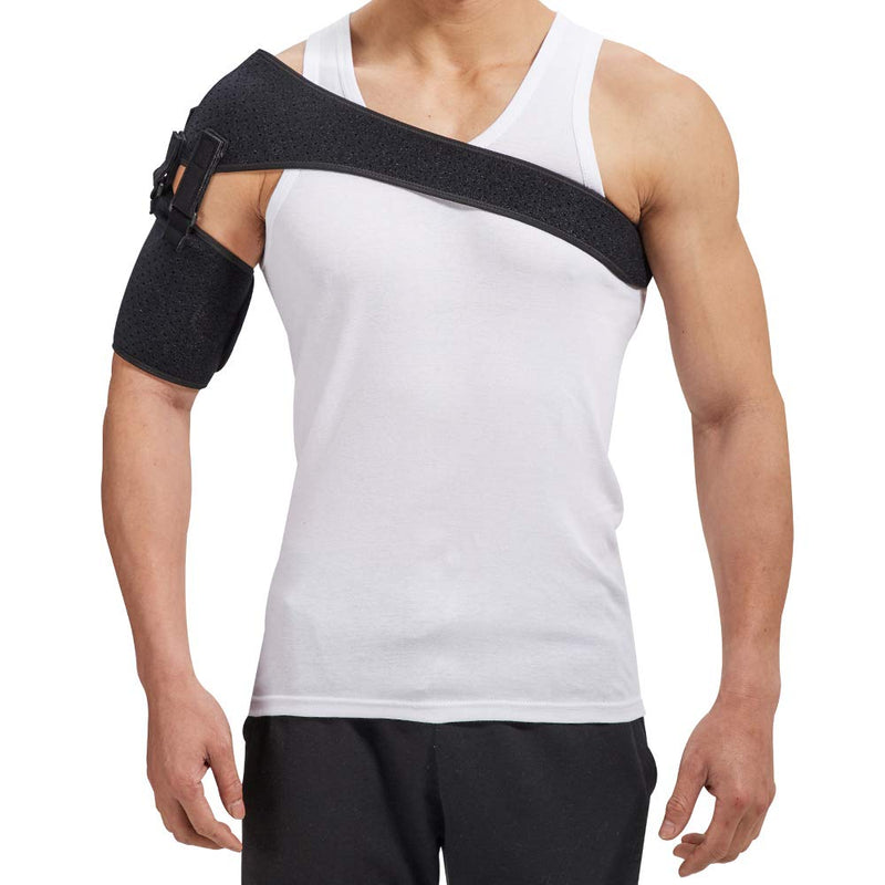 Shoulder Belt Support Arm Sling For Stroke Hemiplegia Subluxation Adjustable Right Left Single Pads Dislocation Recovery Rehabilitation Straps Shoulder Brace - BeesActive Australia