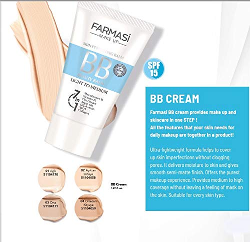 Farmasi Make Up Bb Cream 50 Ml Medium 03 - BeesActive Australia