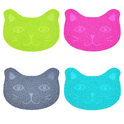 Cat Litter Mat, Cat Litter Pad, Traps Litter from Box and Cats, Waterproof Cat Litter Mat Pad, Scatter Control, Trapping Mat, Litter Mat Grey - BeesActive Australia